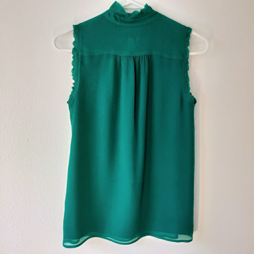 J. Crew Silk Ruffle Blouse - Picture 4 of 8